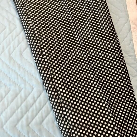 RSVP by Talbots black pants w/white & (tiny) gold design size 6 (petite) holiday - Picture 7 of 15